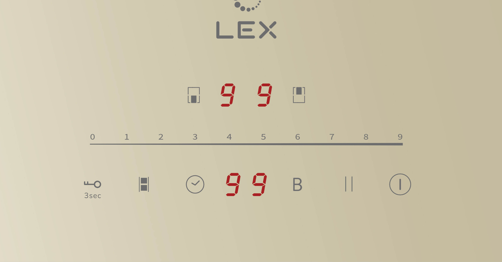 Детальное фото товара: LEX EVI 321A IV индукционная поверхность