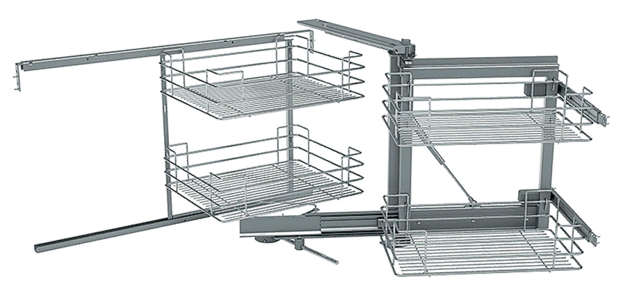 Фото товара: Sige Magic-4 Compact волшебный уголок в нижний шкаф шириной 800 мм, правый