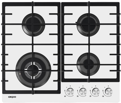 AKPO PGA 604 AGC-T WH Детальное фото товара: AKPO PGA 604 AGC-T WH газовая поверхность