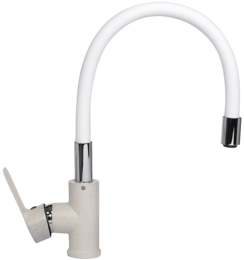 Фото товара: Zigmund & Shtain ZS 2400W, смеситель, каменная соль