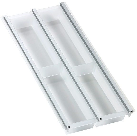 Детальное фото товара: Ninka Cuisio Aqua 300, Hettich ArciTech, лоток для столовых приборов, белый