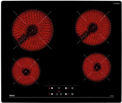 Фото товара: Teka TB 6415 BLACK стеклокерамическая поверхность