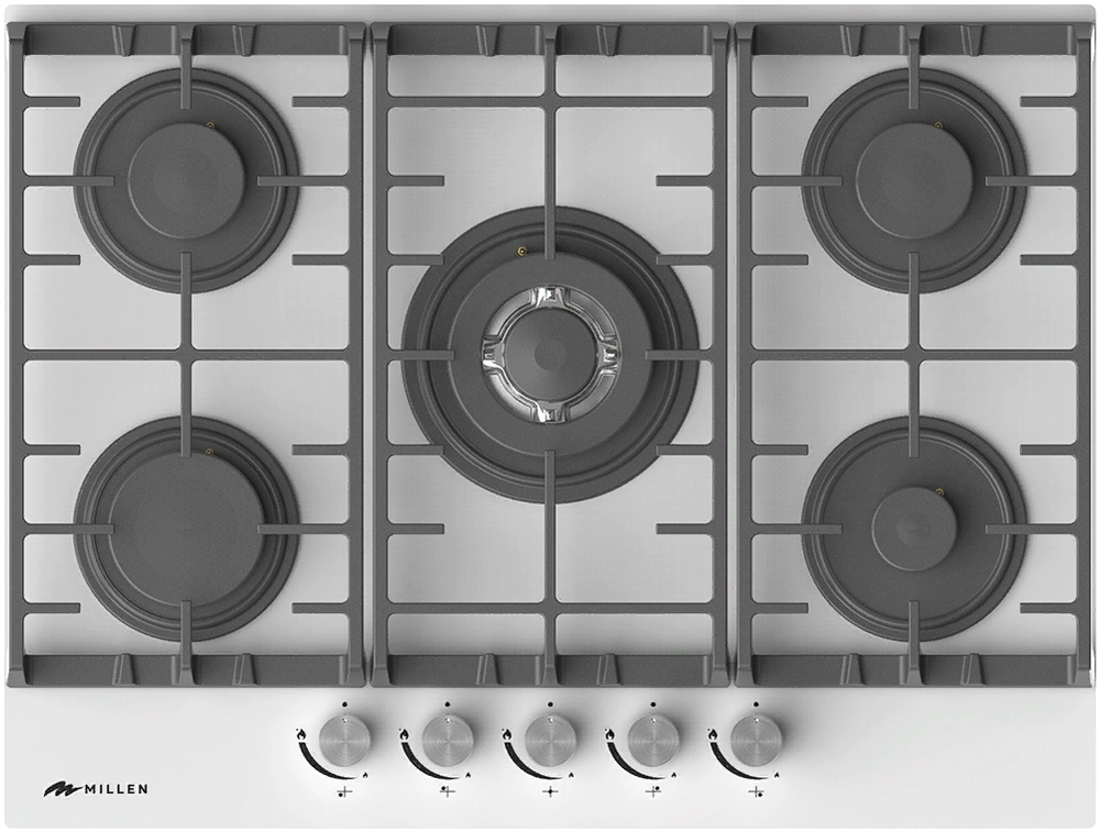 Фото товара: MILLEN MGHG 701 WH газовая поверхность