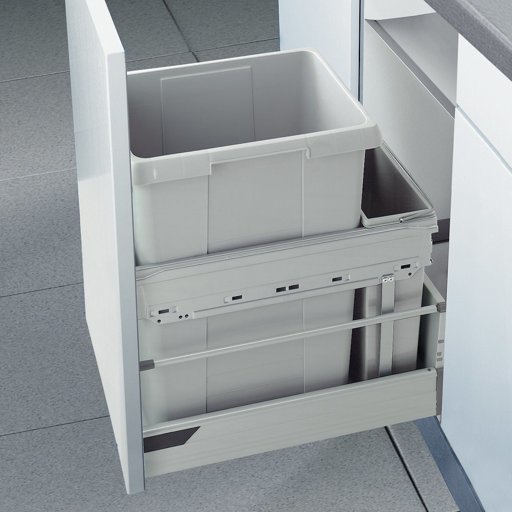 Фото товара: Hailo Euro-Cargo система сортировки мусора: контейнер 35 л и ведро 7л