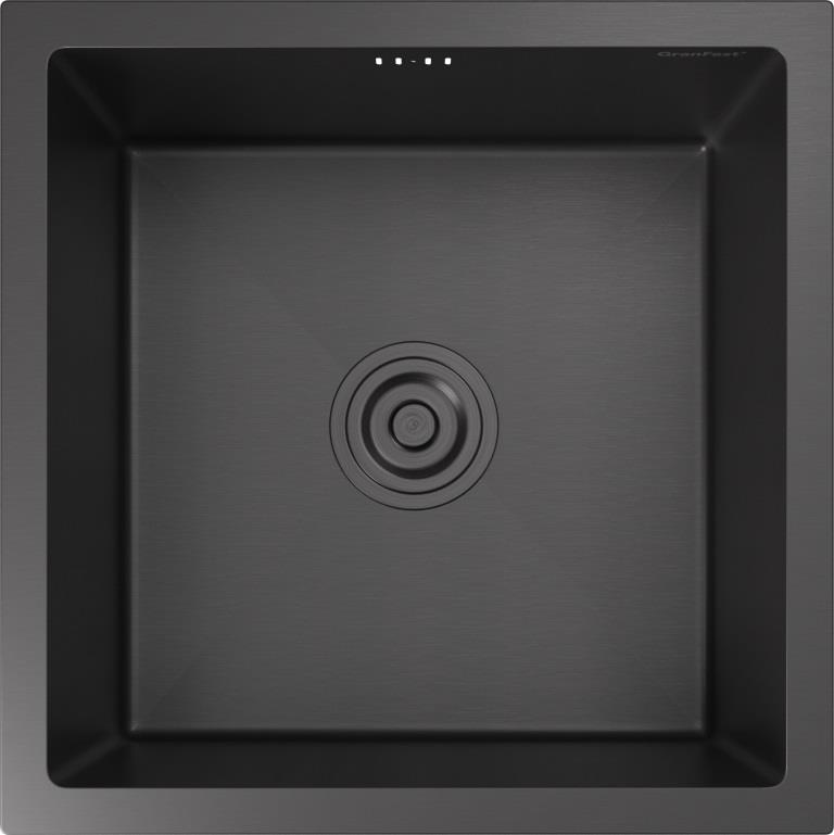 Фото товара: GranFest 4444 PVD, мойка, нержавеющая сталь, графит
