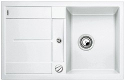 Фото товара: Blanco Metra 45S, мойка, гранит, белый, с клапаном-автоматом