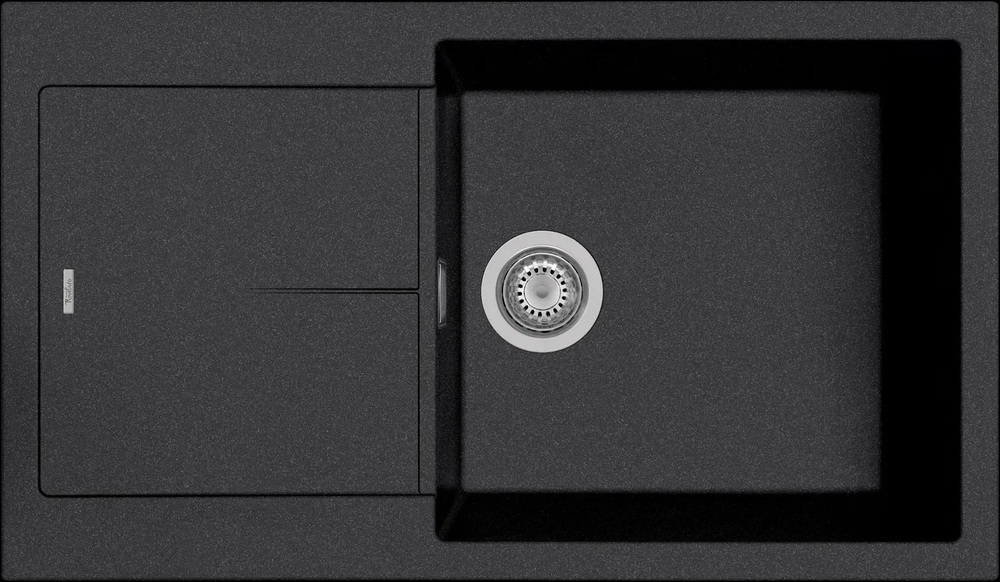 Фото товара: Rivelato LUMO LM-8650 nero opaco, мойка, гранит, черный