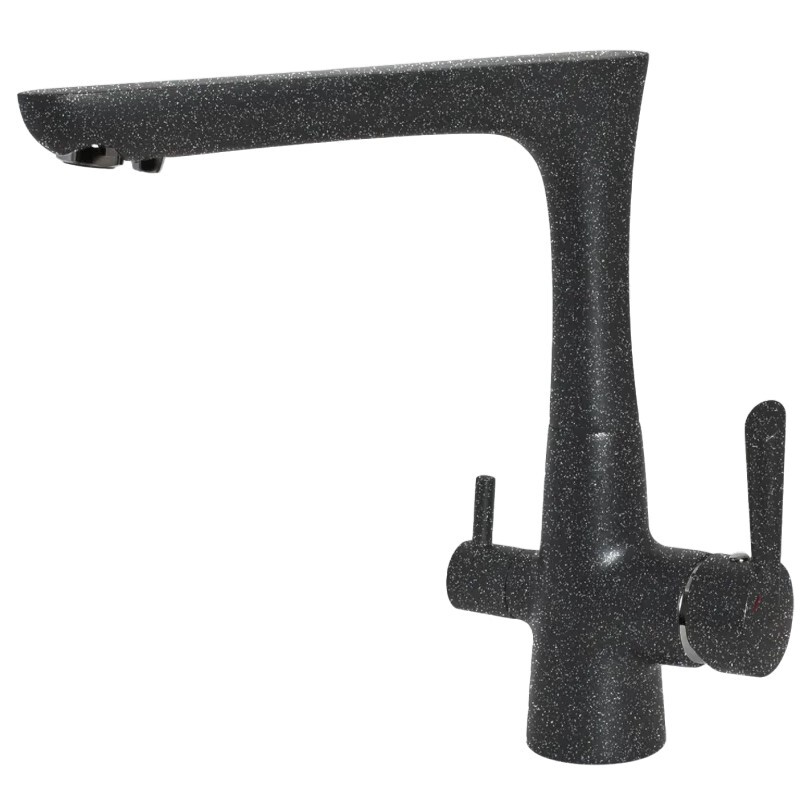 Фото товара: GranFest 3223, смеситель, мрамор, графит