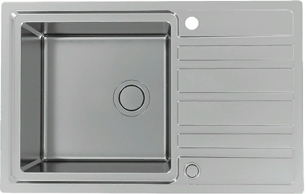 Детальное фото товара: ALVEUS RANDO 30 UP SAT-90 FS, мойка, нержавеющая сталь сатин (в комплекте с сифоном 1123351)