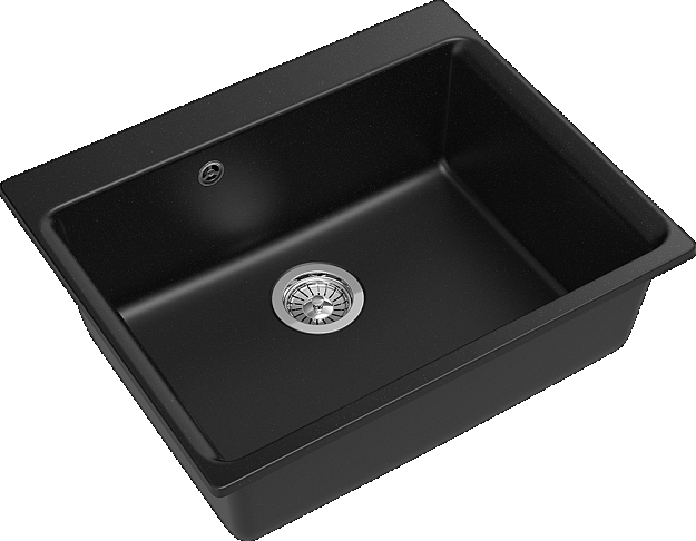 Rivelato AXEL Х-60 nero, мойка, гранит, черный Детальное фото товара: Rivelato AXEL Х-60 nero, мойка, гранит, черный