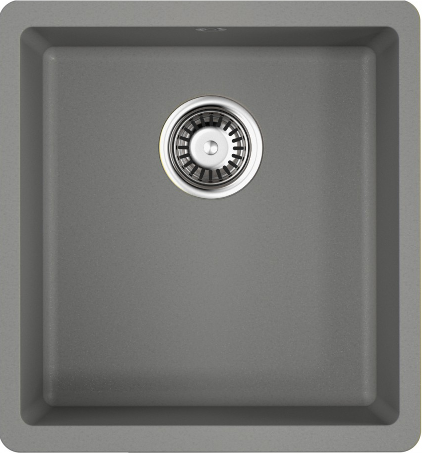 Фото товара: Omoikiri Kata 40-U-GR, мойка, гранит, leningrad grey