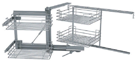 Фото товара: Sige Magic-4 волшебный уголок в нижний шкаф шириной 900 мм, правый