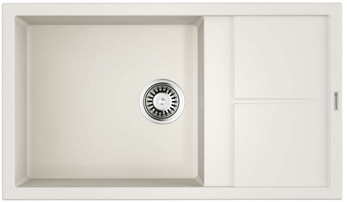 Фото товара: Omoikiri Sumi 86-WH, мойка, гранит, белый