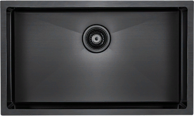 Фото товара: Paulmark ALLER 74 UNI, мойка, нержавеющая сталь, вороненая сталь