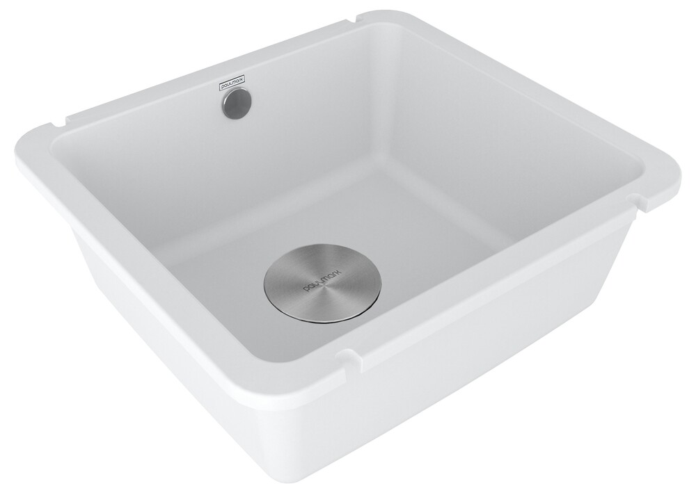 Детальное фото товара: Paulmark UNTER, мойка, гранит, белый