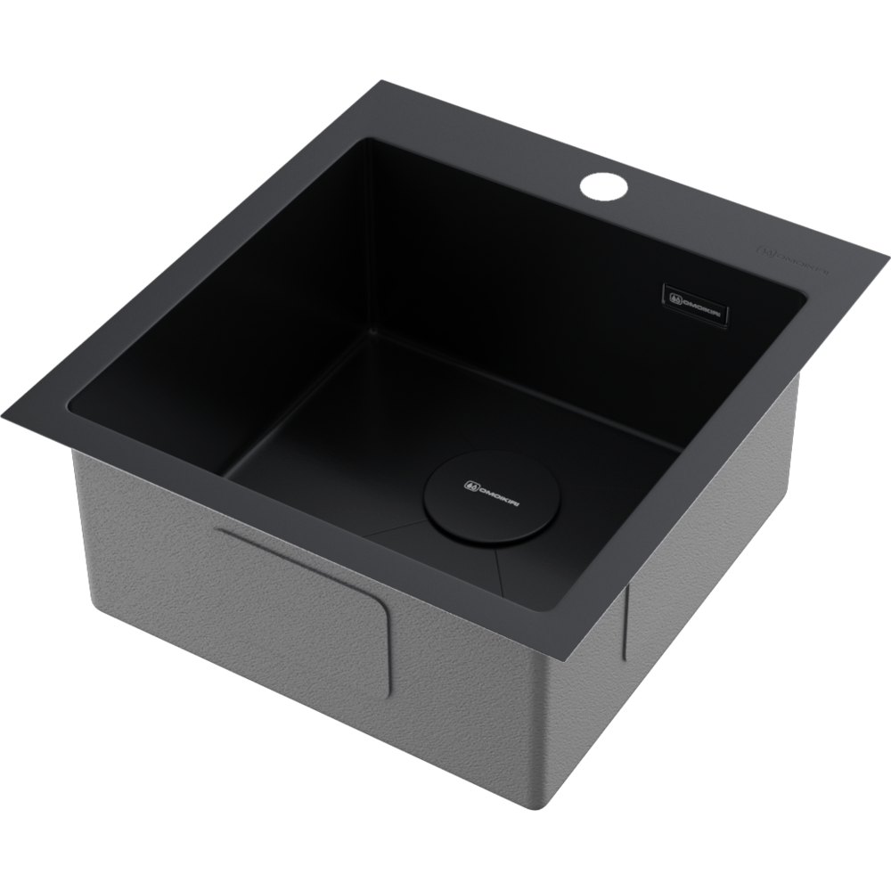 Детальное фото товара: Omoikiri Akisame 46-GB, мойка, нержавеющая сталь/графит