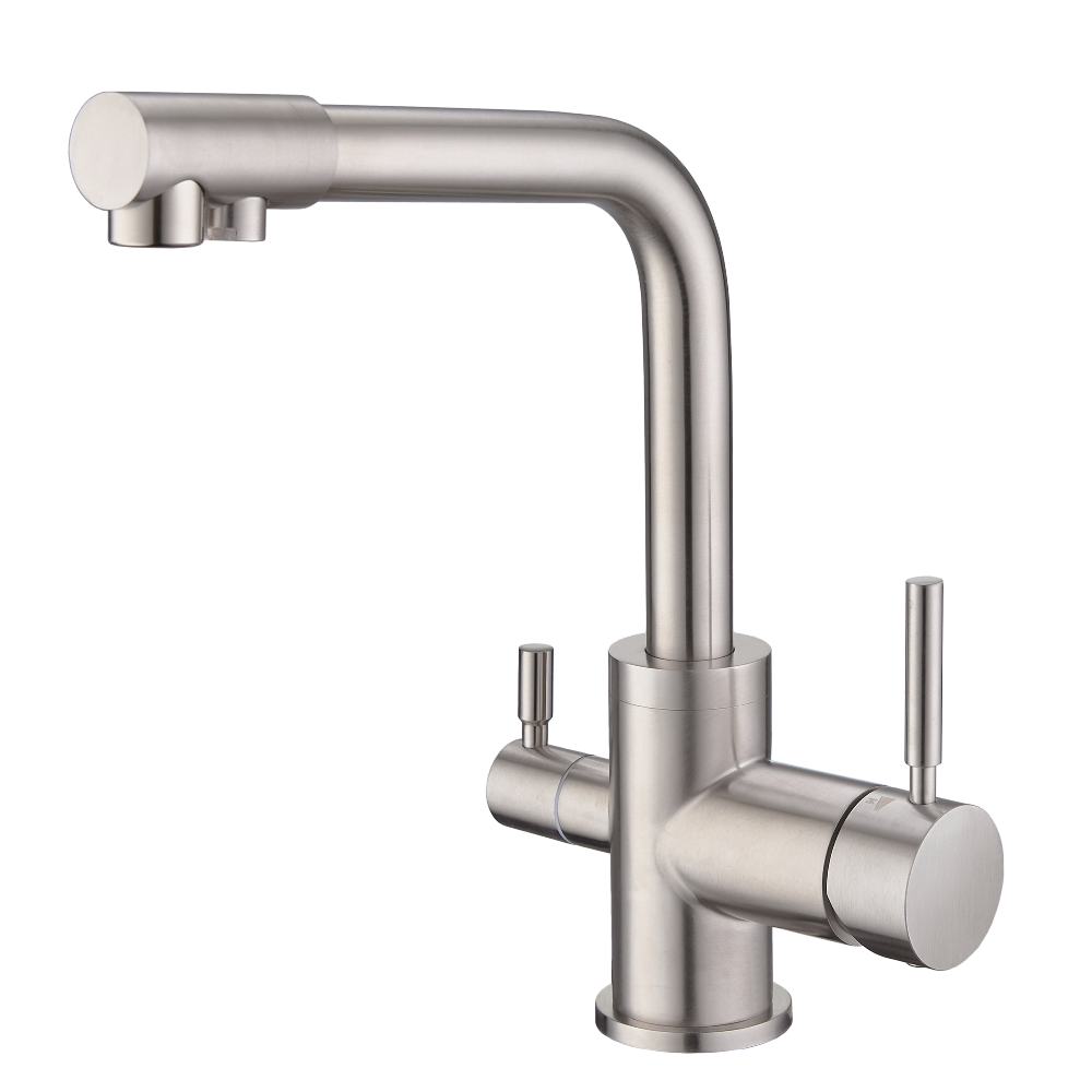 Emar EC-3003NS, смеситель, сатин Детальное фото товара: Emar EC-3003NS, смеситель, сатин