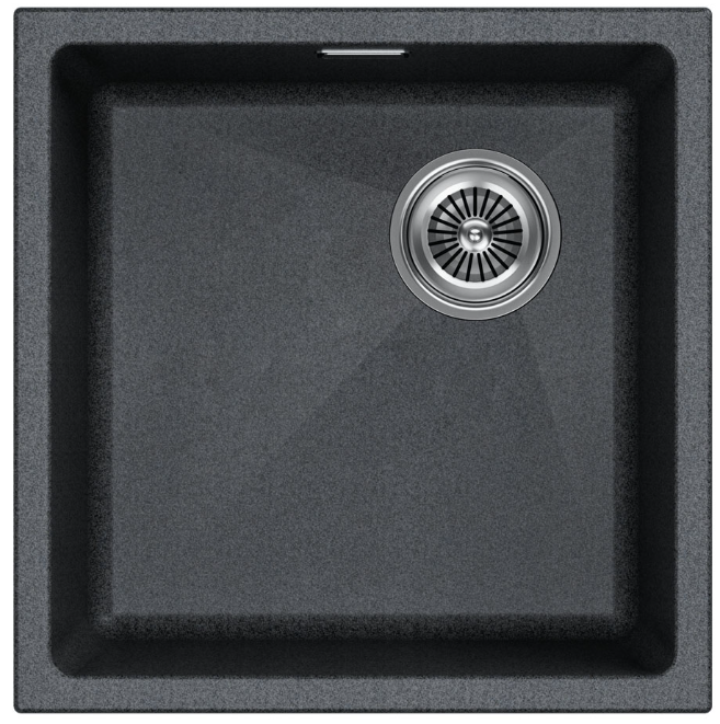Детальное фото товара: Paulmark LUMI 45UNI-SKEW, мойка, гранит, графит
