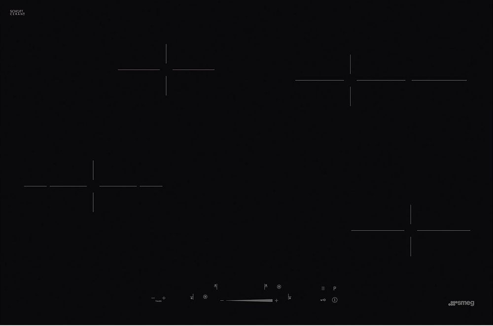 Фото товара: Smeg SE484EMTD стеклокерамическая поверхность