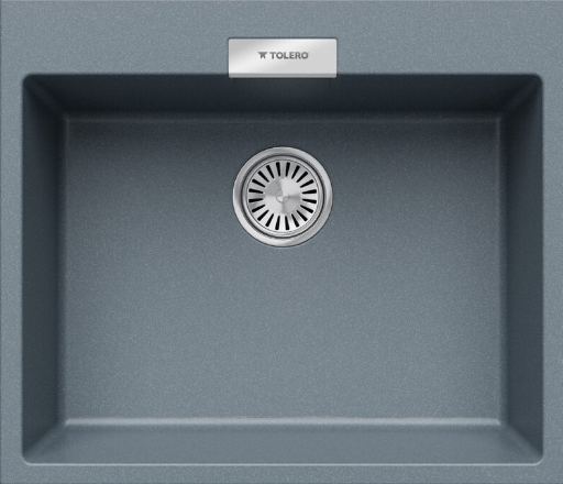 Tolero Loft TL-580, мойка, гранит, грей Фото товара: Tolero Loft TL-580, мойка, гранит, грей