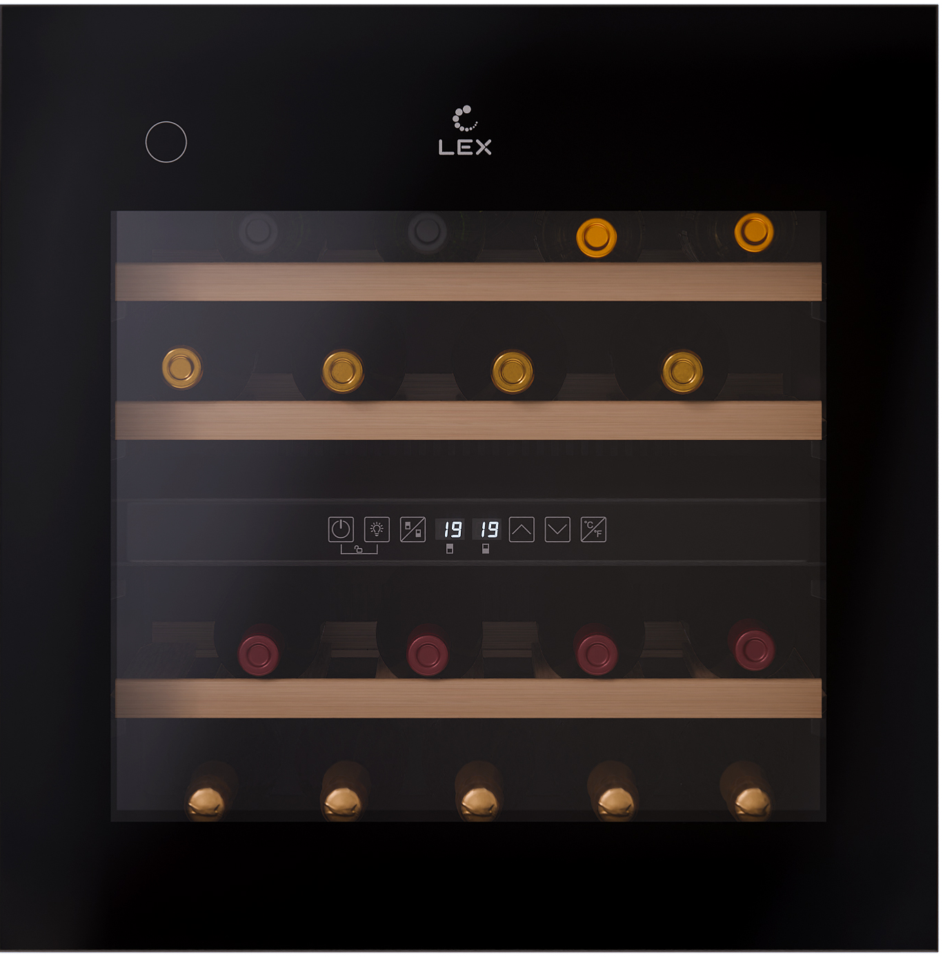 Детальное фото товара: LEX LWD6036BL dual zone PP