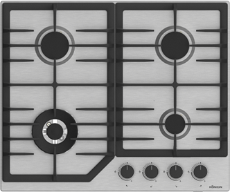 Konigin Blaze 604 IXW Детальное фото товара: Konigin Blaze 604 IXW газовая поверхность