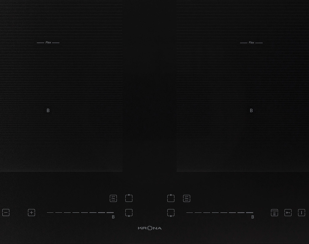 Детальное фото товара: Krona ONYX ih 60 BL индукционная поверхность