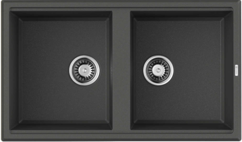 Фото товара: Omoikiri Tedori 86-2-PL, мойка, гранит, платина