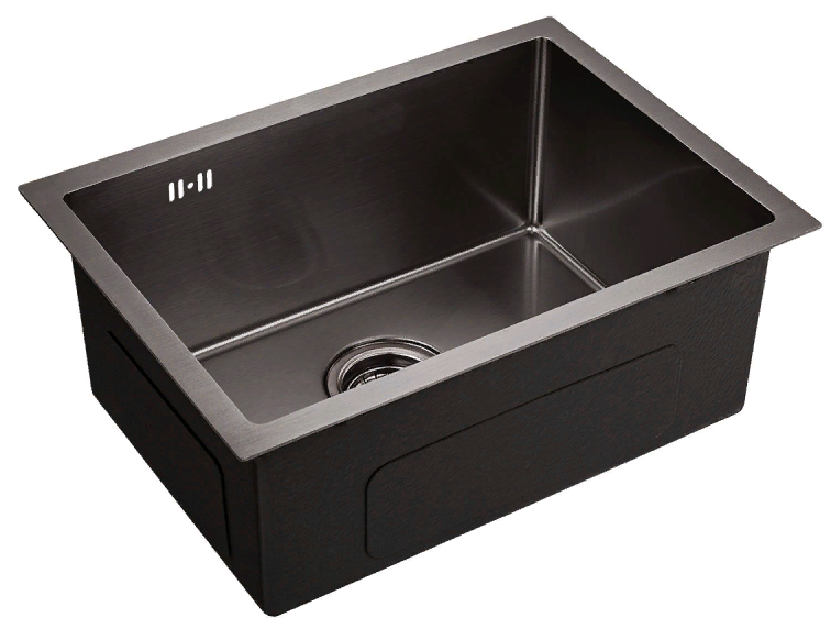 Фото товара: Emar EMB-132 PVD Nano Dark, мойка, нержавеющая сталь, вороненая сталь