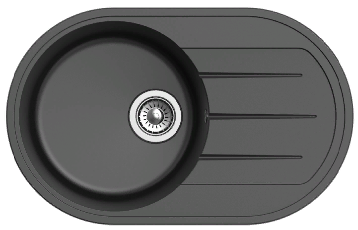 Ewigstein Elegant E- R50F, мойка, гранит антрацит Фото товара: Ewigstein Elegant E- R50F, мойка, гранит антрацит