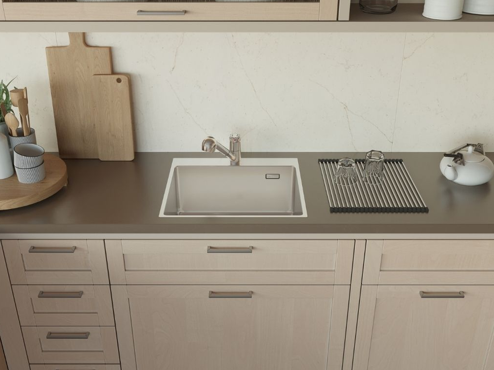 Omoikiri Amadare 55-IN, мойка, нержавеющая сталь Детальное фото товара: Omoikiri Amadare 55-IN, мойка, нержавеющая сталь