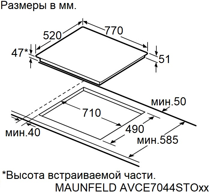 Схема встраивания
