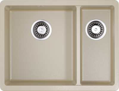 Фото товара: Omoikiri Kata 55-2-U-SA, мойка, гранит, бежевый