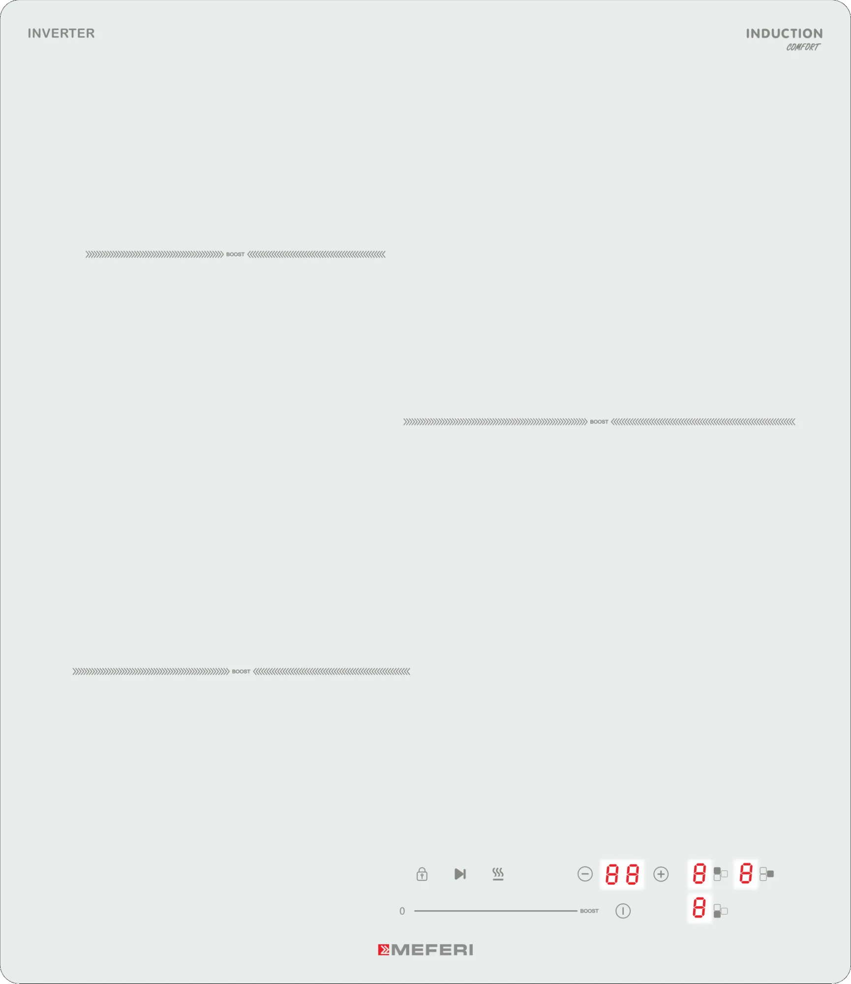 Фото товара: MEFERI MIH453WH COMFORT индукционная поверхность